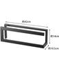 Yamazaki Slipper Rack, Line, Black, 6462