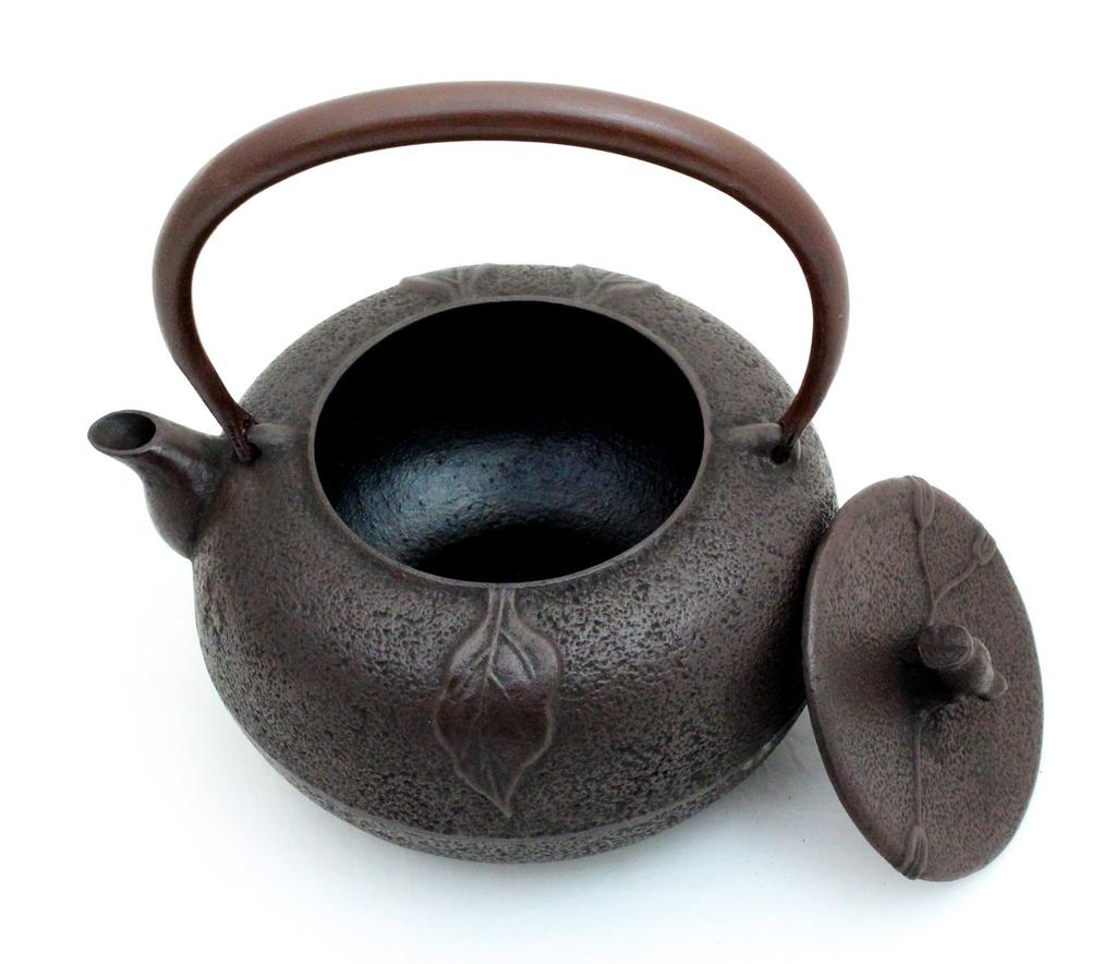 Asahi Iron Kettle, Yuzu-Shaped Mandarin Orange Design, 1.8L, Iwate Prefecture Traditional Craft, Nambu Ironware