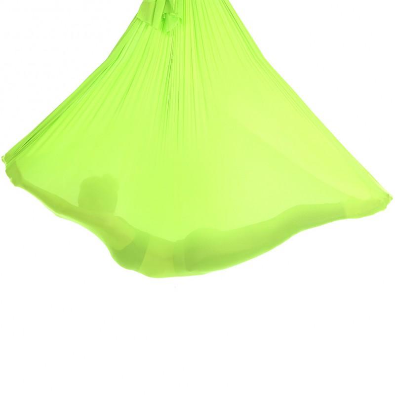 Aerial Yoga Hammock With Elastic Fabric Studio Home Use 2.8m Wide Anti-Slip Suspension Equipment