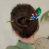 Holographical Hairpin Mold Vintage Hair Stick Silicone Mould Jewelry Making Hair Clip Resin Molds Crystal Epoxy Casting
