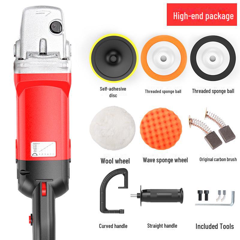220V Multi-Purpose Polisher: Car Beauty, Waxing, Glaze Sealer & Floor Repair Machine