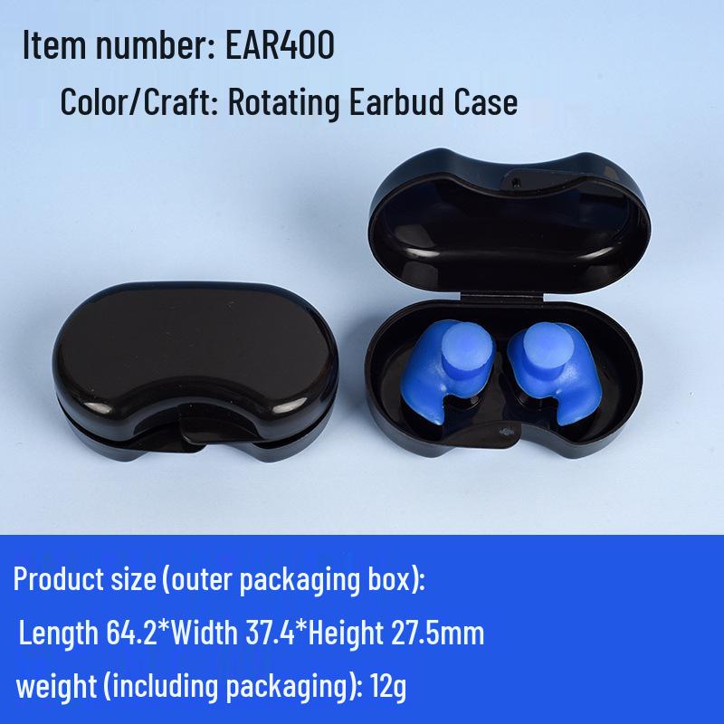 Waterproof Silicone Swimming Earplugs & Anti-Choking Nose Clip Set for Adults