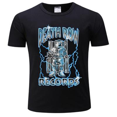 חולצת איירבראש של Death Row Records בגזרה צרה לגברים, חולצת קיץ, מותג מוביל, חולצת כותנה, משלוח דרופשיפינג