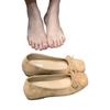 Retro temperament French inner heightening suede ballet shoes autumn 2025 new bow evening shoes women