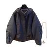 Spring/Autumn Casual Hooded Long Sleeve Jacket Jumpsuit: Slimming, Versatile, Loose Fit Windbreaker