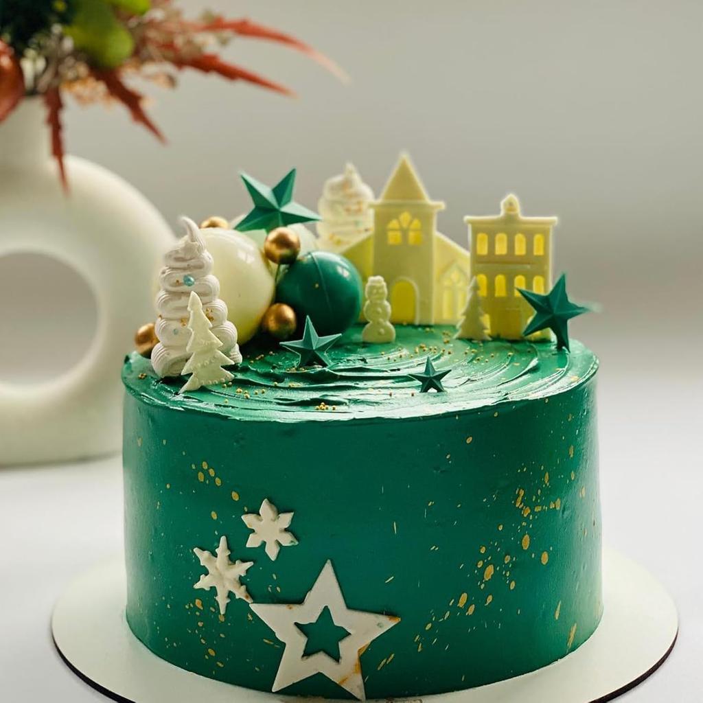 Star Fondant Silicone Molds, 3D Five-Pointed Star Shaped Chocolate Molds, Cake Decorating Baking Molds for Cupcake Topper Candy Gum Cookie Jelly