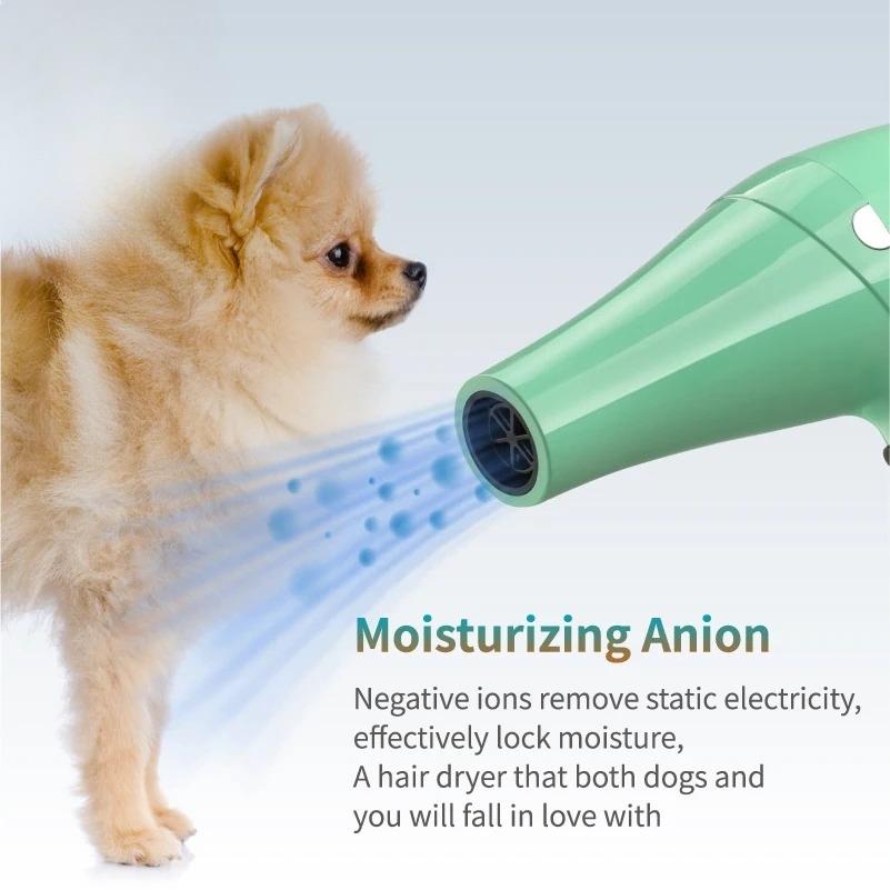 For Fenice Pet Hair Dryer High Power Teddy Water Blower Silent Dryer Cat Dog Bath Quick Drying Hair Dryer