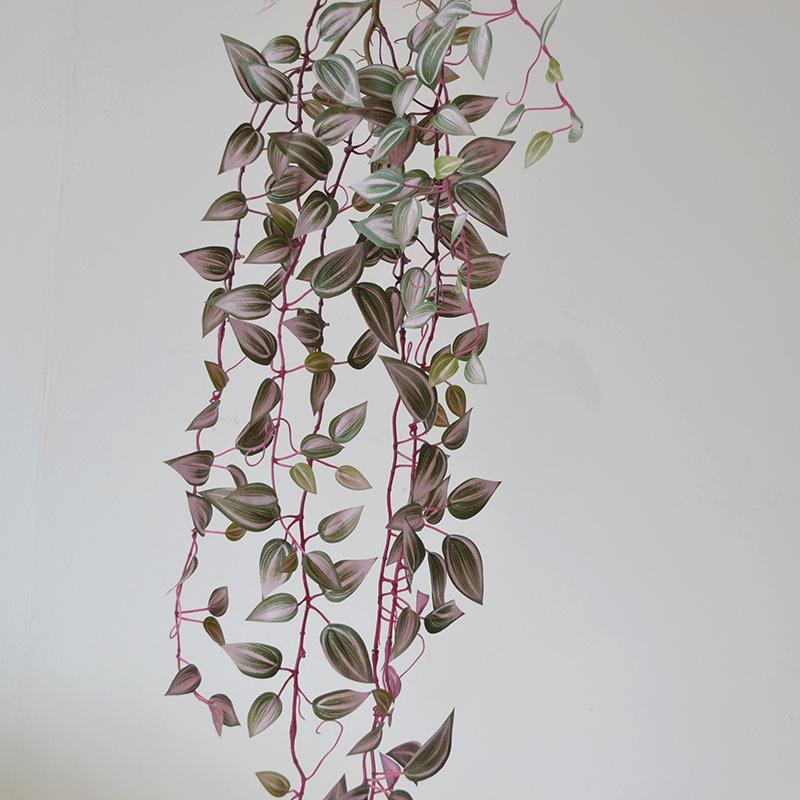 Wandering Jew Simulated Leaf Vine for Wedding Wall Decor