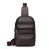 PU Chest Bag Multifunctional Men's Mobile Phone Shoulder Bag Outdoor Crossbody Bag