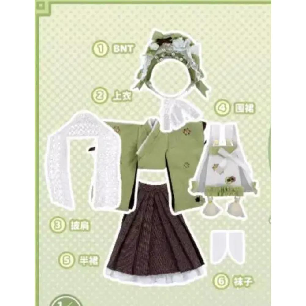 Come4free Dessert Series Taro Flow Tart Baby Clothes 12 Points Ob11 Doll Bjd Skirt Doll Kawaii Clothes Birthday Gift