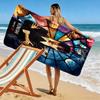 Dark Elegance: Gothic Beauty beach towel beach Beach towel for vacation photos swim seaside Absorbent bath towel Outdoor picnic beach mat printing