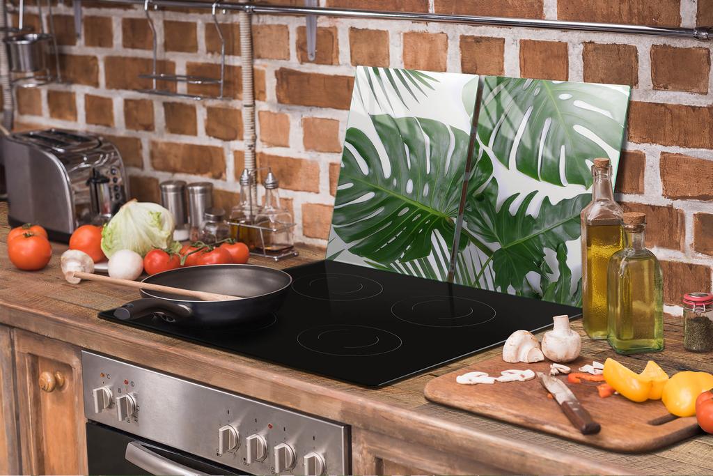 SZKLANA PŁYTA OCHRONNA NA KUCHENKĘ 70x52 MONSTERA