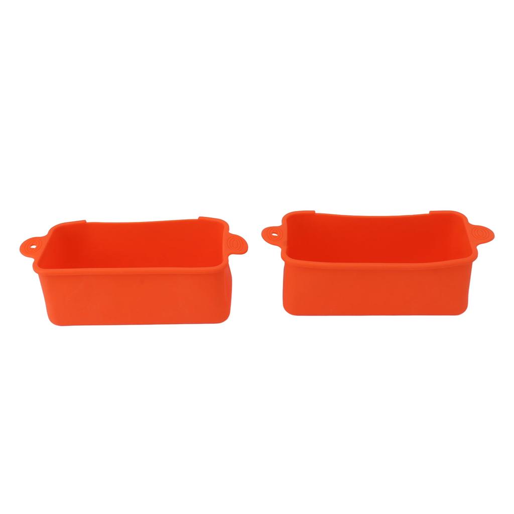 2 Pièces Doublures de Tasse à Graisse en Silicone Réutilisables Doublures de Bac d'Égouttement Silicone Récupérateur de Graisse Arrière pour Plaque de Cuisson