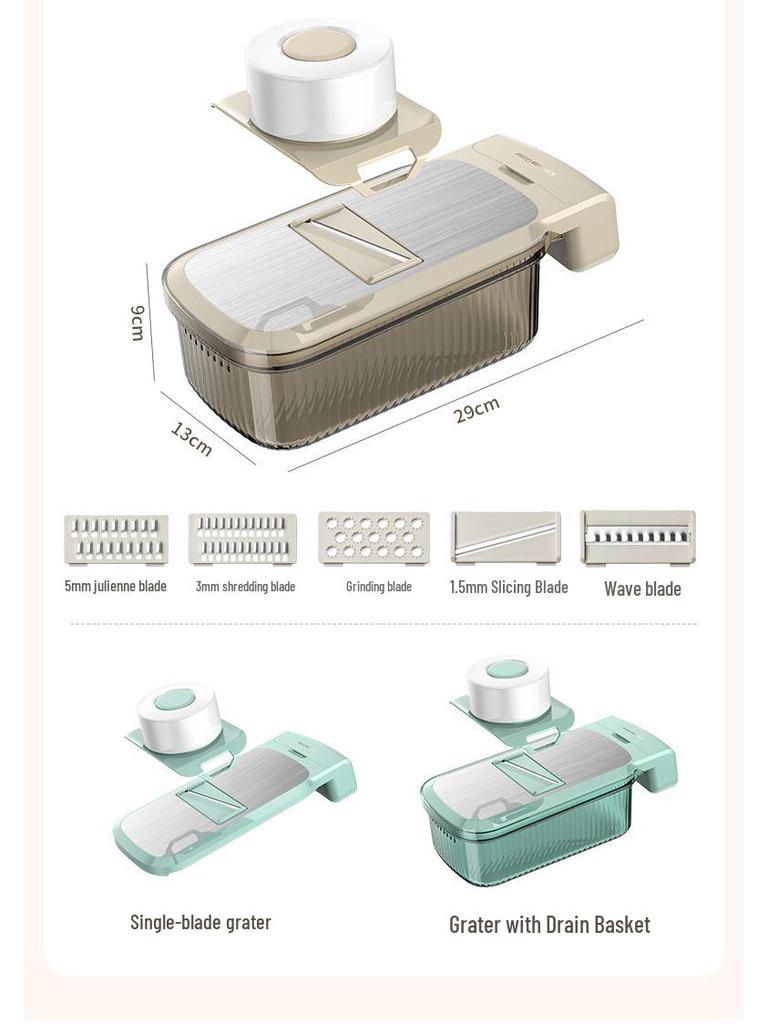 Multifunctional Vegetable and Potato Shredder Slicer