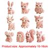 Creative Design Animal Patchwork Set Floral Fabrics Animal Toy Craft  For Adult Beginners