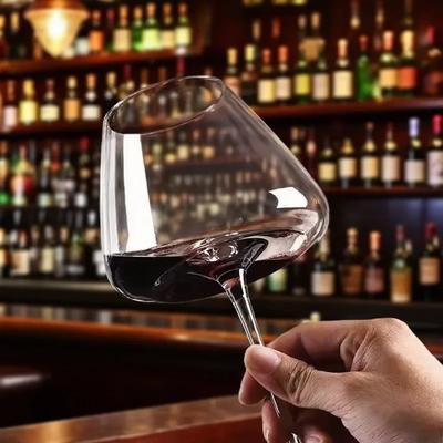 720ml Pure Handmade BurgundyWineGlassGoblet GlassBigBellyWineGlassesRedWineGlass SetLuxuryCrystalGlass PotSober Grape Goblet