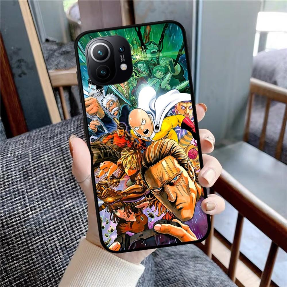 One Punch Man Phone Case For Xiaomi Mi 5X 8 9 10 11 12 Lite Pro 10T PocoX3pro PocoM3 Note 10 Pro Lite