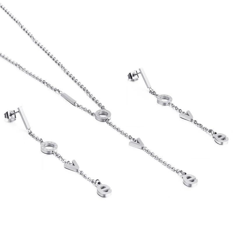 

Vidi Kate Японско-корейское ОЖИДАНИЕ Набор ожерелья и серег - Коллекция женских украшений