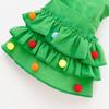 Colorful Pet Cape Santa Tree Costume Puppy Coat Trendy Christmas Dog Cloak