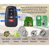 Smart Key for Toyota Camry 2018-2023, Alliskeys Key Fob Fit for HYQ14FBC 231451-0351 89904-06220 89904-06240