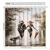 A Romantic Stroll Shower Curtain: Add a Touch of Elegance and Romance to Your Bathroom with This Beautiful Design Featuring