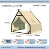 Three-Person Rainproof BBQ Dining Tent for Outdoors & Indoors