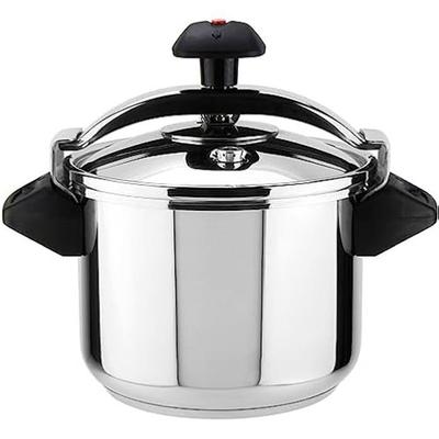 Traditional Pressure Cooker - MAGEFESA - INOXTAR 8L - Stainless Steel - Black - 8 Litres