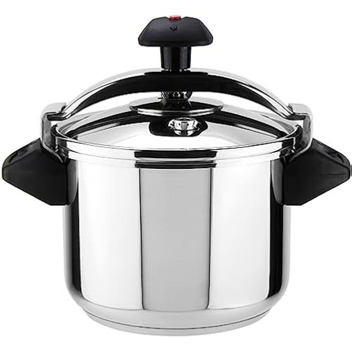 Olla a presión Tradicional - MAGEFESA - INOXTAR 8L - Acier inoxydable - Noir - 8 litres