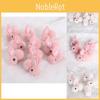 Festive Easter Bunny Plush Figurines In Vibrant Colors For Joyful Holiday Decor