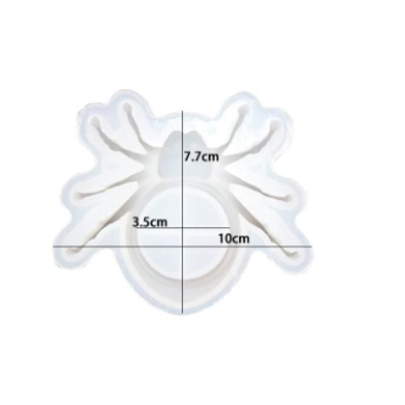 2025 Het Försäljning Ny 3D Spindel Ljus Dekorera Lämplig Halloween Skräcktema Ljus Silikonform Hemfest Form Dekorationsmaterial