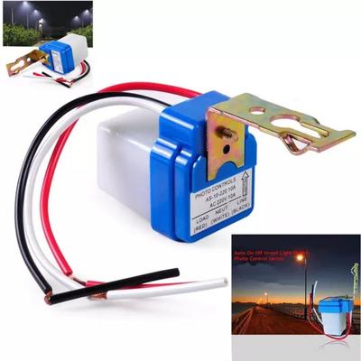 1pc Photo Controller AC 220V 10A Automatic Street Light Switch Street Light Sensor Lighting Accessories And Parts