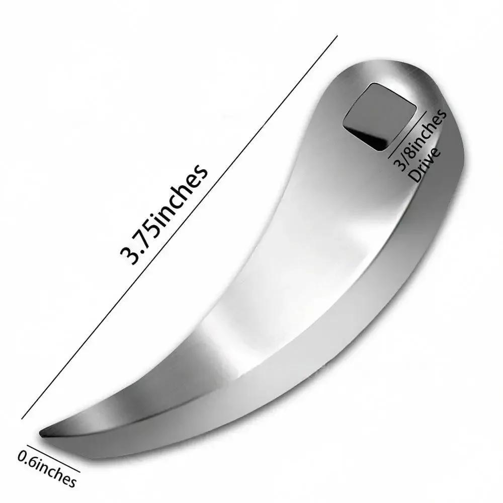 

Инструменты для головки-адаптера лома Регулируемая угловая головка Кованая стальная монтировка Подходит для 3/8” Ratchet 3.75 x.6 Ultrg Compact Pry Bar серебряный