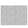 6pcs Gray Tile Pattern Wall Decal Waterproof SelfAdhesive Wall Sticker for Home Kitchen