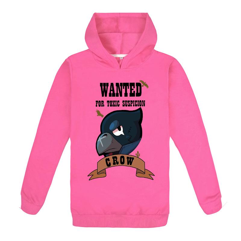 BrawlStars Crow Personaggio Bambini Ragazzi Ragazze Cartone Animato Stampa  Felpa con cappuccio Maglione per bambini acquista in modo economico —  spedizione gratuita, recensioni reali con foto — Joom