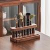 1pc Creative Tea Ceremony Six Gentlemen Accessories Household Solid Wood Storage Rack Tea Set Cup Holder Kung Fu Tea Accessories