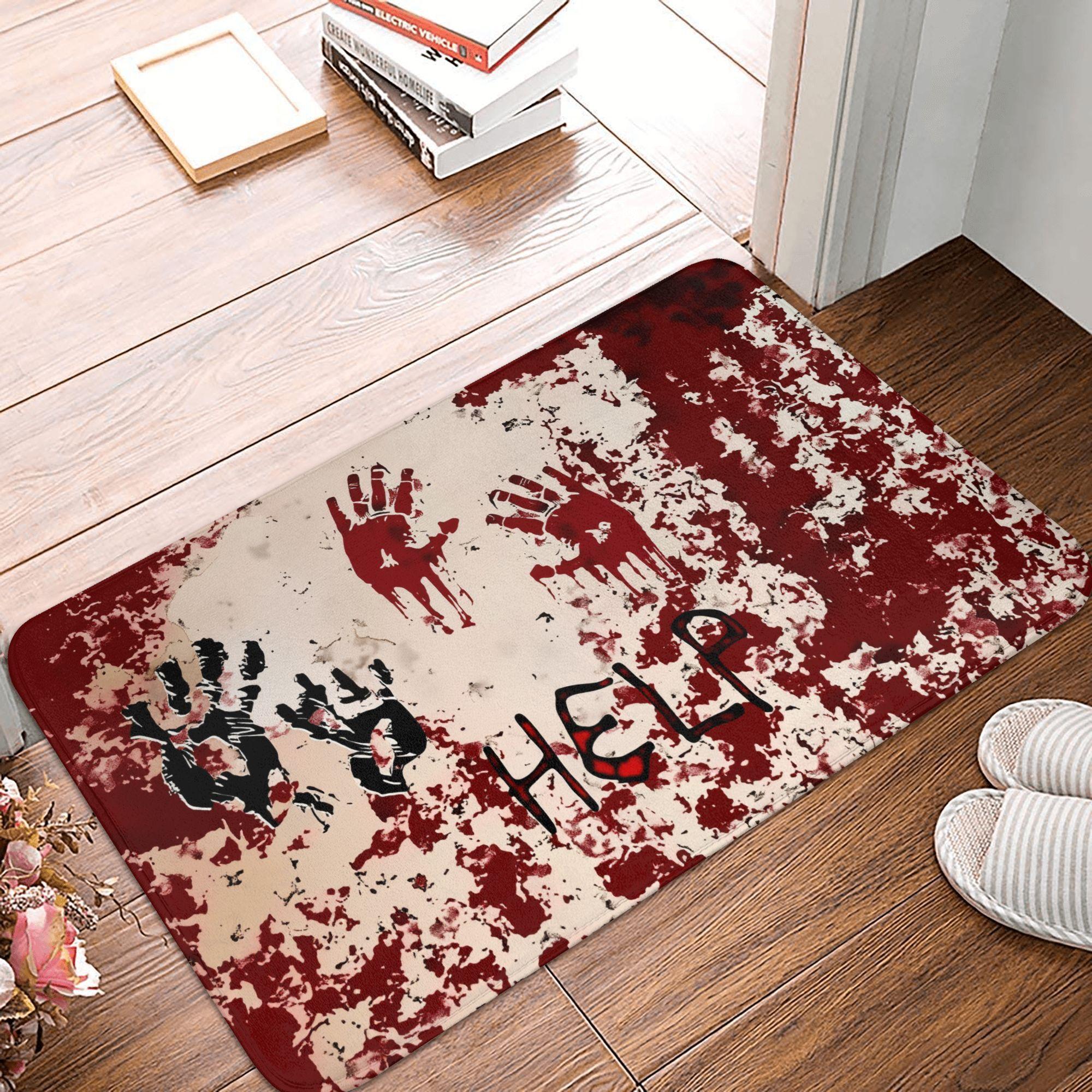 

Starry Night Black Cat Doormat Anti-Slip Entrance Bath Kitchen Door Floor Mat Living Room Rug Carpet Footpad 40x60cm