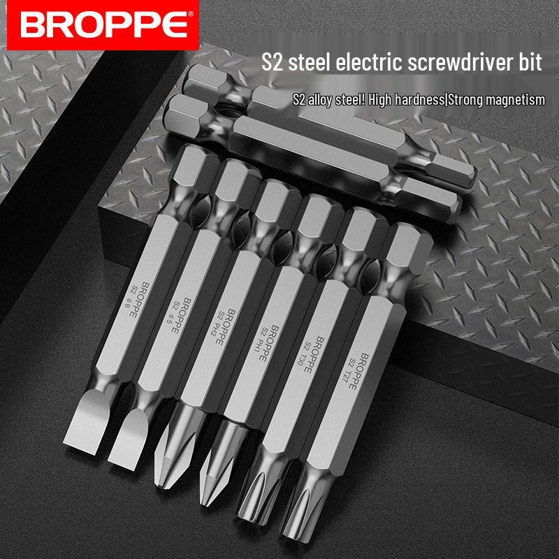 BROPPE Electric Magnetic Phillips Torx Hex S2 Drill Screwdriver Bit