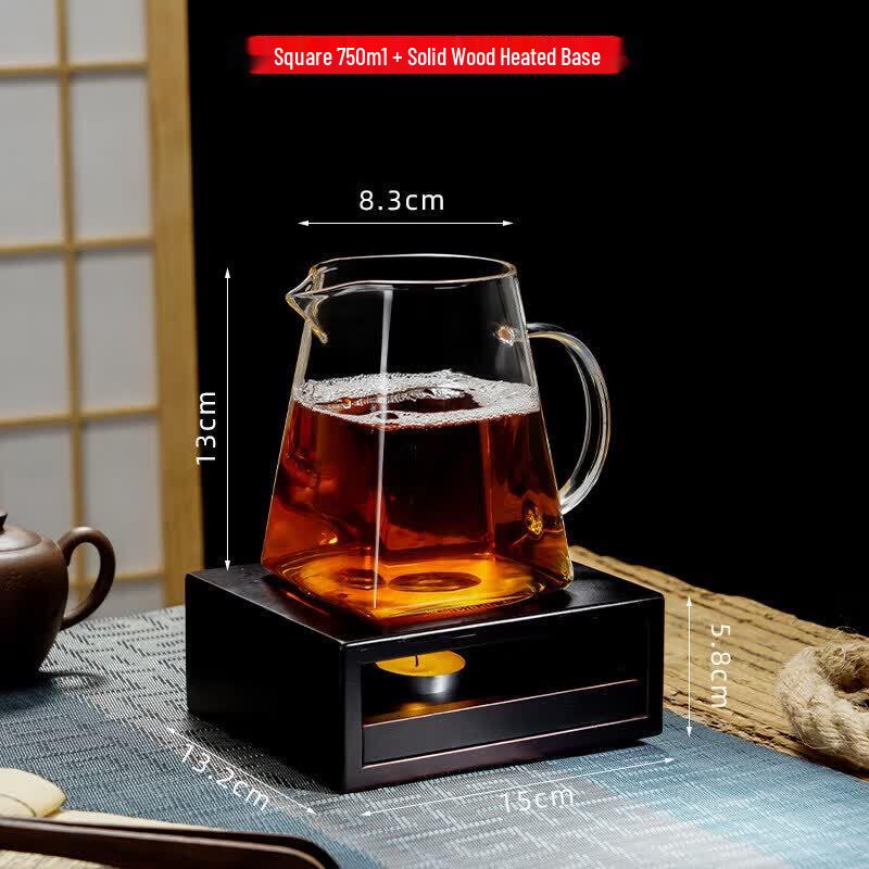 Hammered High Borosilicate Glass Gongdao Tea Pitcher