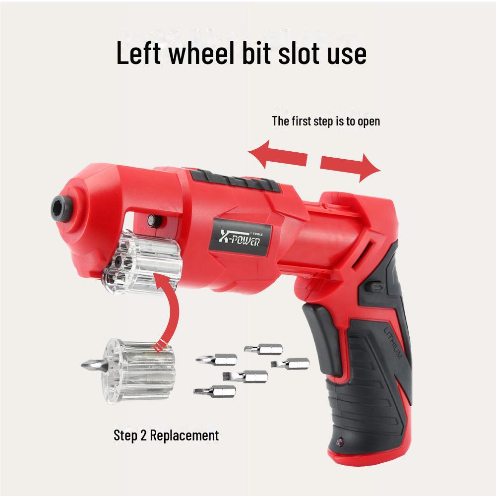 Rechargeable Multifunctional Electric Screwdriver for Household Repairs