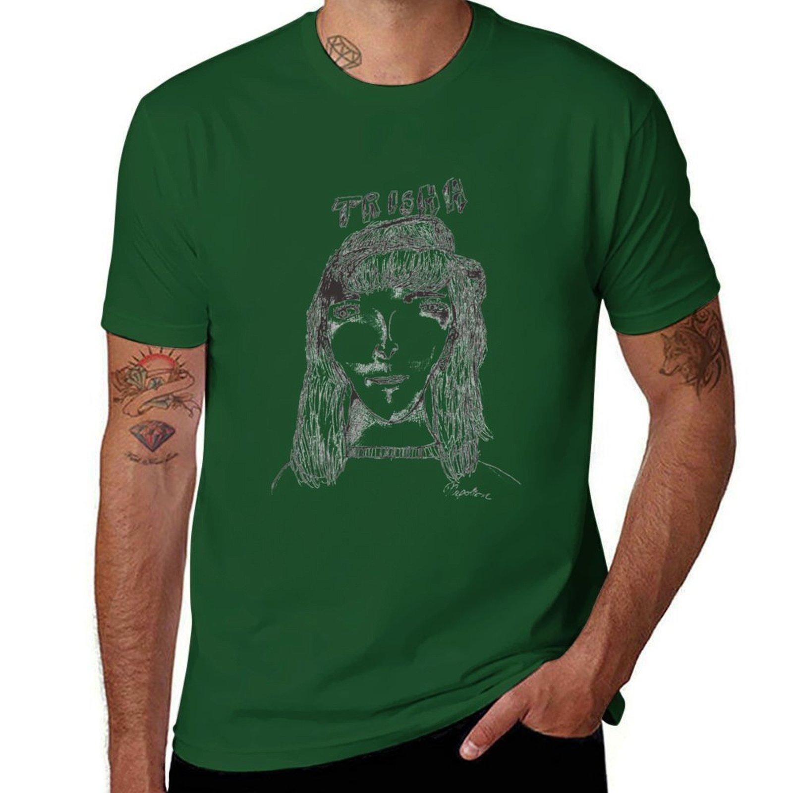 

Napoleon Dynamite - Trisha Sketch T-Shirt vintage plus sizes men t shirts 4XL