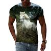 Summer Trendly Men Taste Cool Style Horse Graphic T Shirts Fashion Casual Personality Hip Hop Harajuku Print Streetwear T-shirt