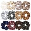 Satin Silk Scrunchies Soft Hair Ties Fashion Hair Bands Hair Bow Ropes Elastic Bracelets Ponytail Holders Hair Accessories for Women Girls