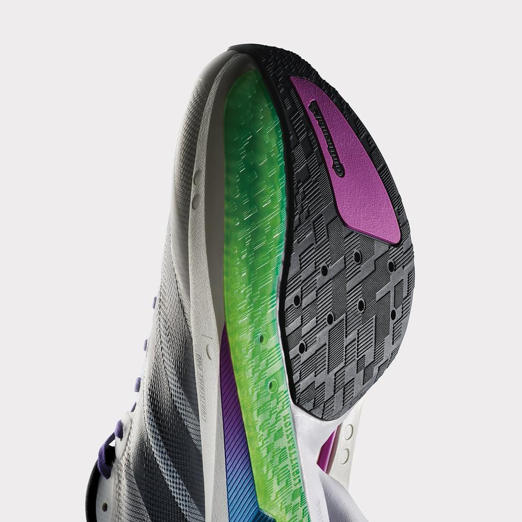 adidas Adizero Boston 13 'Core White Core Black Lime Burst'
