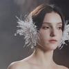 Fashion Handmade White Floral Edge Clip Bridal Wedding Accessory Hairpin