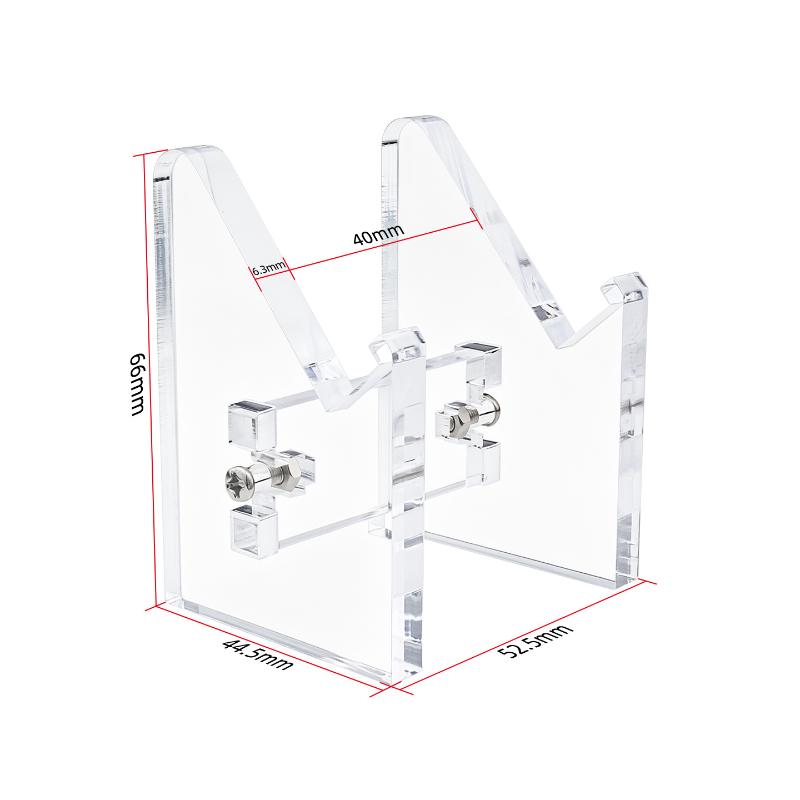 Clear Plastic Display Stand Base For Hmhub Little For Hm Lab Zneo Gaming Usb Hub Expansion Dock Electronic Project Support Frame