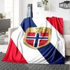 Norwegen Nationalmannschaft Fußball Druck Flanell Decke Hohe Qualität Warm Bequem Decke für Alle Jahreszeiten Perfekt für Geschenke Heimdeko