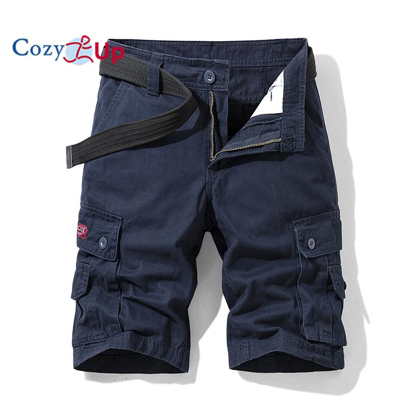 

Мужские шорты карго из твила премиум-класса Cosy Up 38 темно-синий