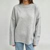 Women's Casual Oversized Pullover Sweater - Loose Fit Knit Top for Everyday Wear