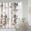 Elegante tenda da doccia con motivo floreale - impermeabile e facile da asciugare - perfetta per il bagno di casa - design moderno minimalista