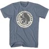 Stevie Ray Vaughan Srv Badge Indigo Heather Adult T-Shirt Unisex T-Shirt